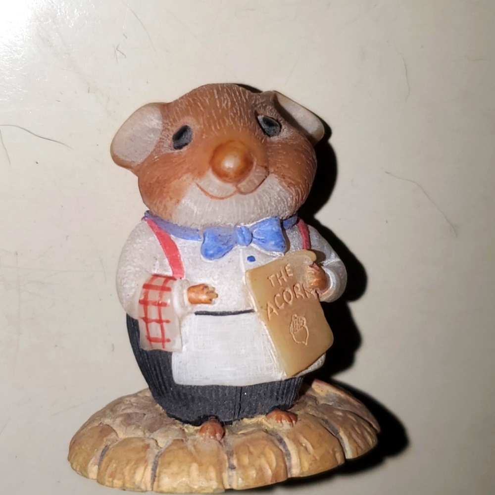 1990 House Waiter Mouse Hallmark